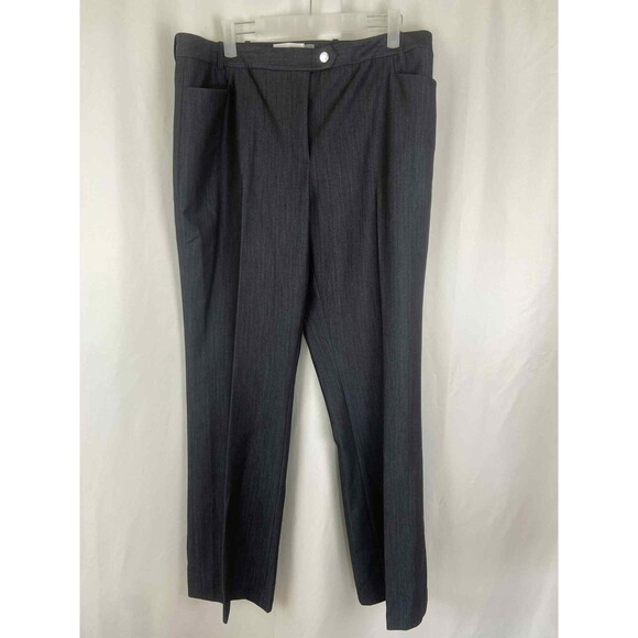 Calvin Klein Pants - Calvin Klein Women’s Dark Gray Modern Fit Straight Leg Dress Pants Size 14